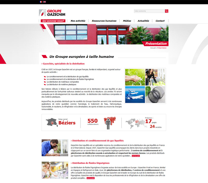 Webdesign site Internet